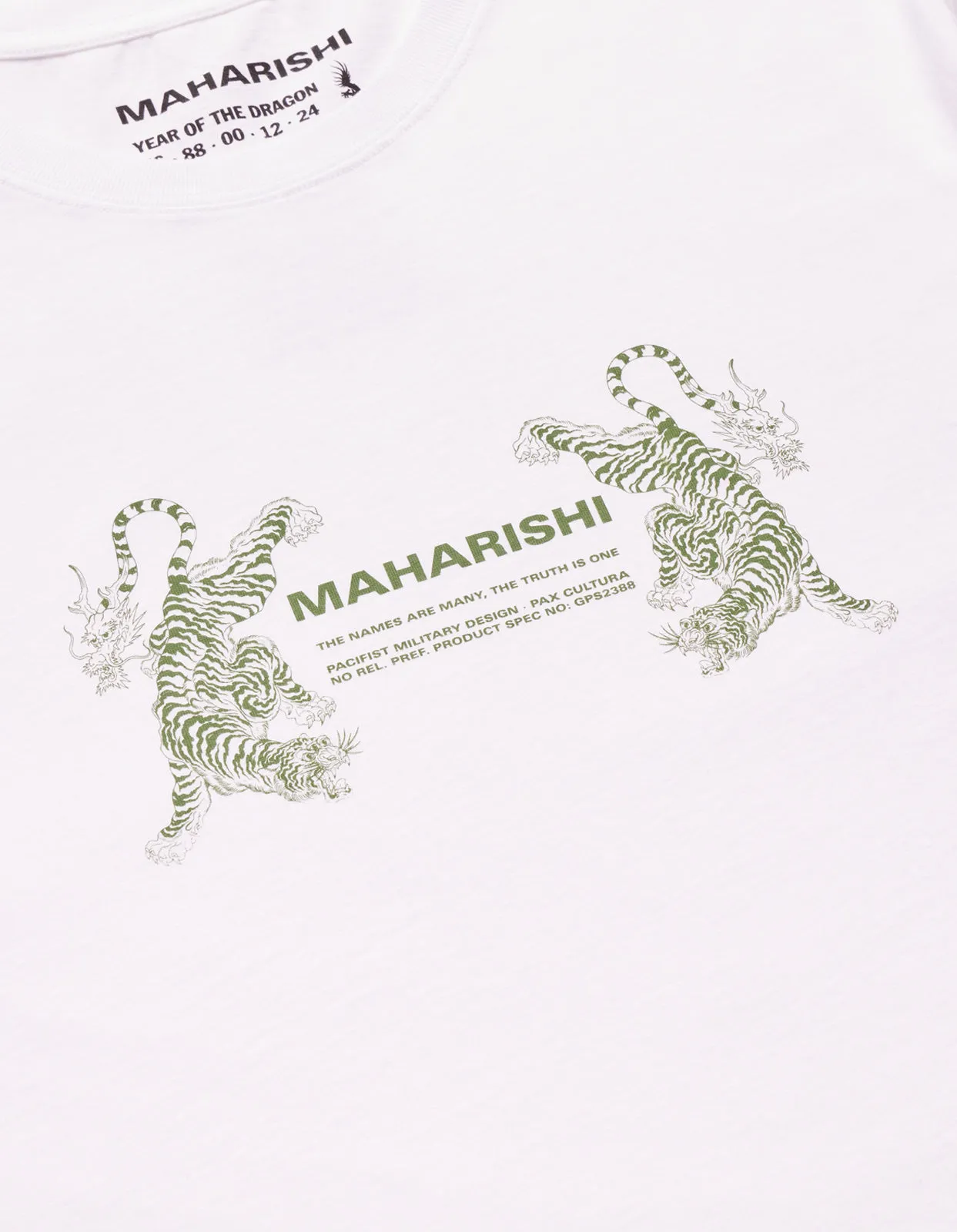 1305 Double Tigers MILTYPE T-Shirt White