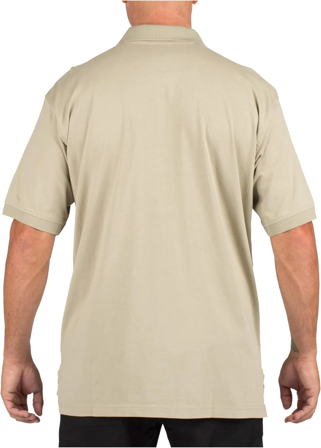 5.11 Tactical Men's Jersey Knit Short Sleeve Shirt, Wrinkle-Resistant Cotton, Pen Pocket, Style 71182