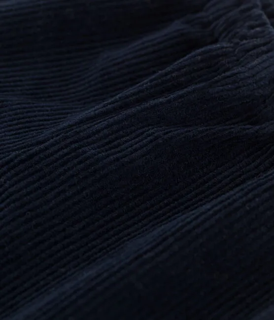 Baby Wide Leg Corduroy Pants - Navy
