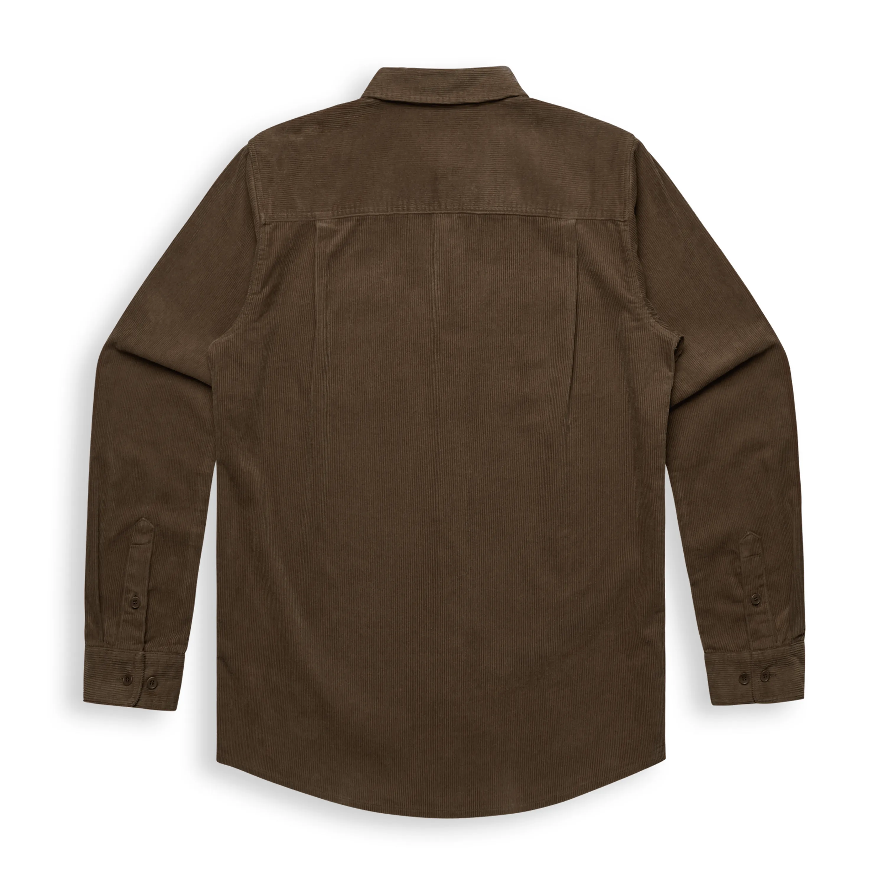 BLUETILE "LOVE BLUETILE" CORDUROY BUTTON UP WALNUT
