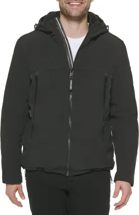Calvin Klein Men's Sherpa Lined Hooded Soft Shell Jacket