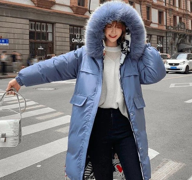 Double-sided down jacket