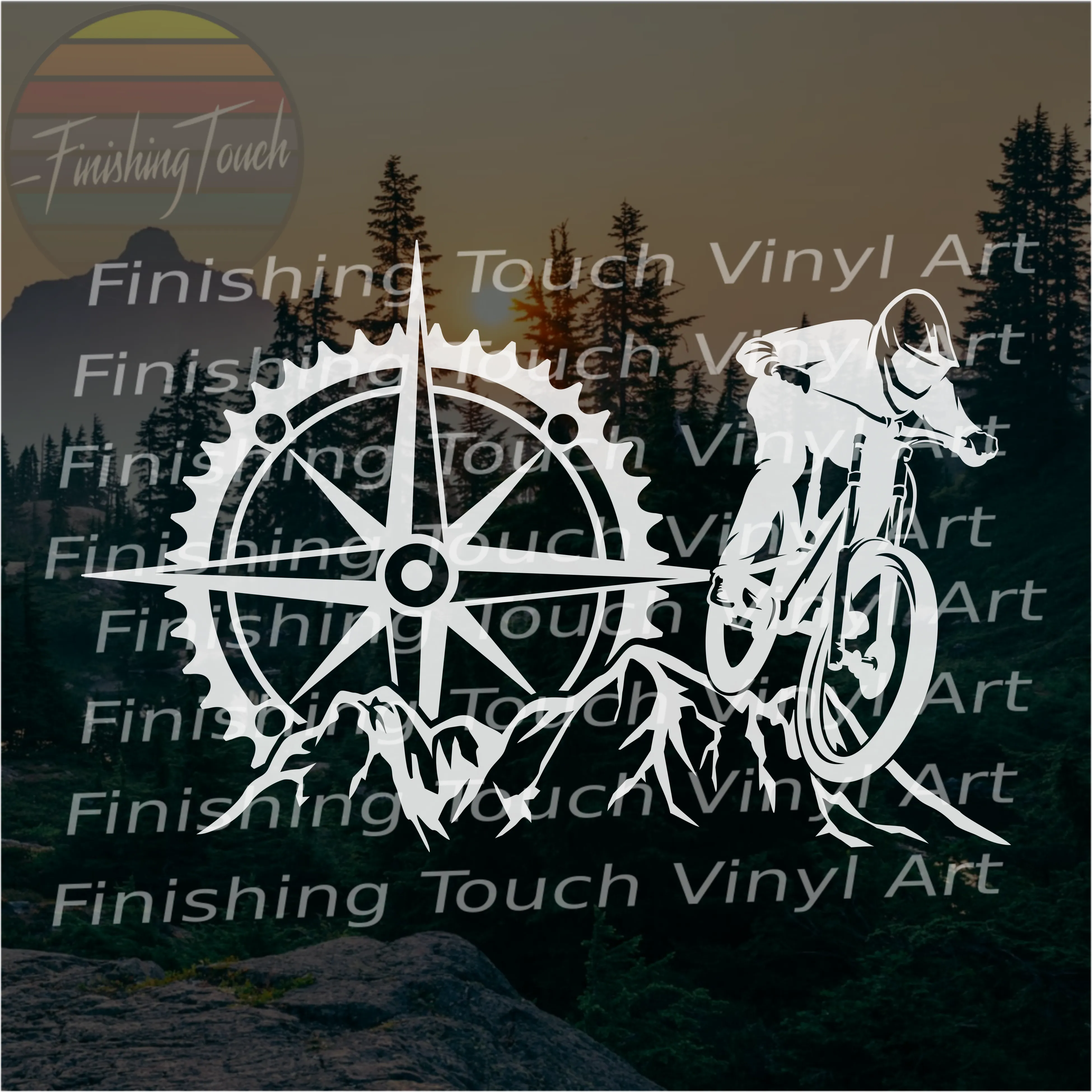 Down Hill Mountain Bike Sprocket Compass