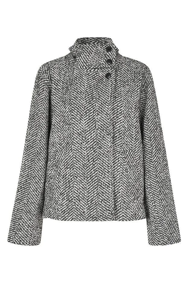 HERRA MAKAIA-M JACKET | GREY HERRINGBONE
