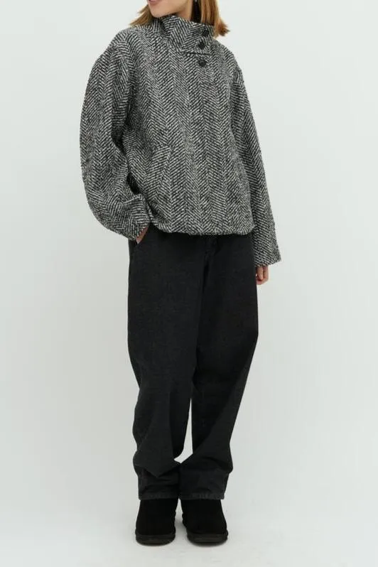 HERRA MAKAIA-M JACKET | GREY HERRINGBONE