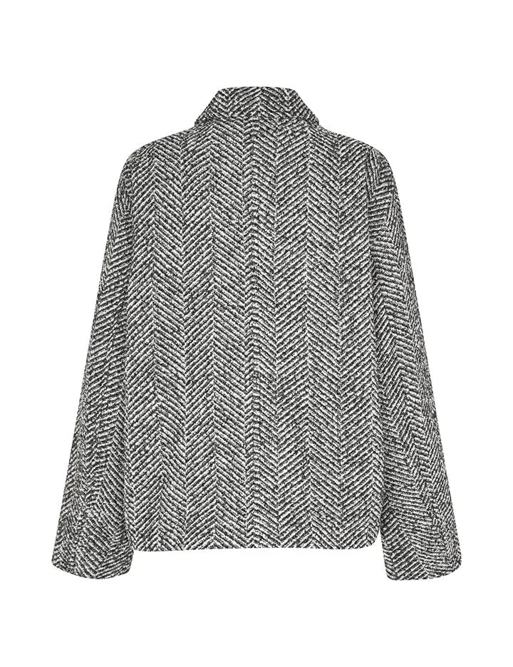 HERRA MAKAIA-M JACKET | GREY HERRINGBONE