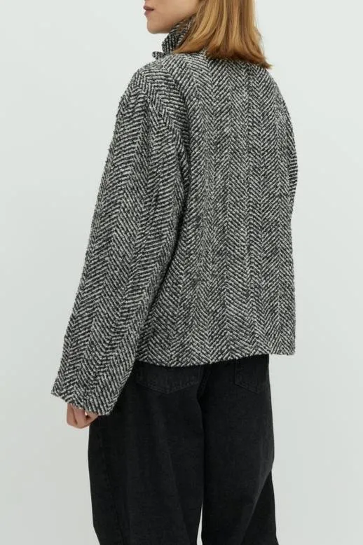 HERRA MAKAIA-M JACKET | GREY HERRINGBONE