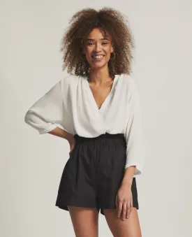 Marbella - Oversized Blouse - ECRU (White)