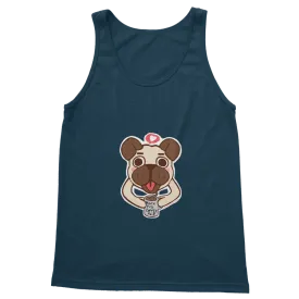 More Pug Coffee Please Classic Adult Vest Top