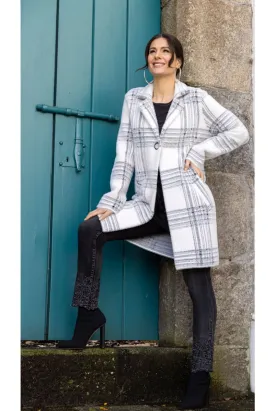 PLAID CARDIGAN