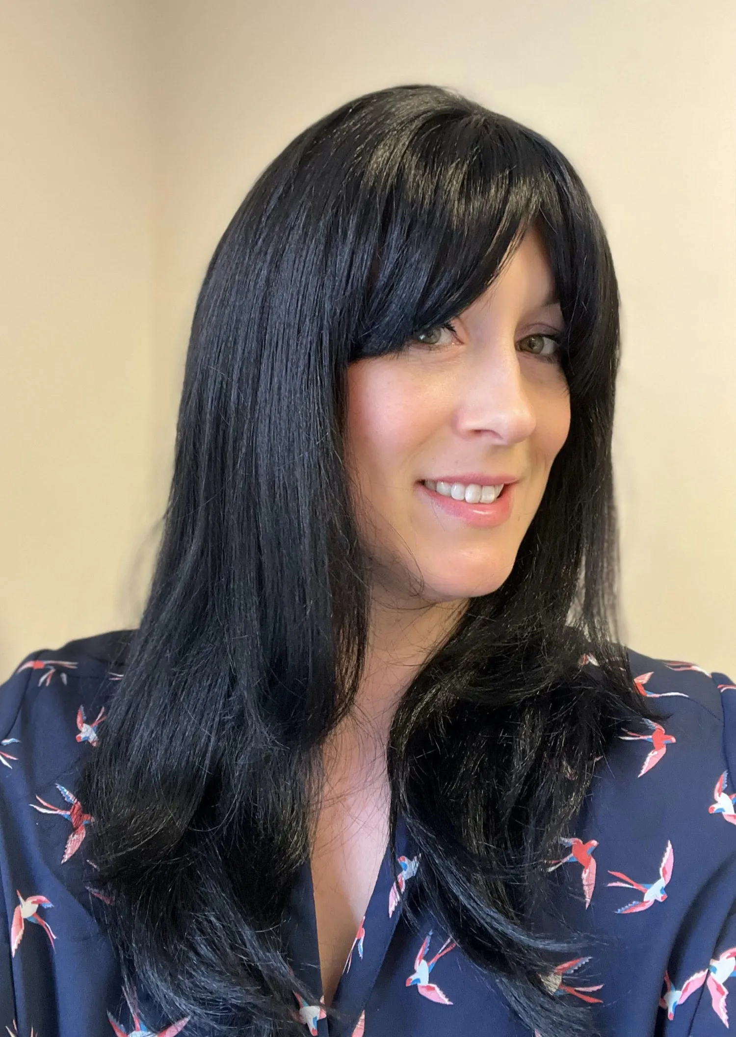 Preloved, Sensationnel wig | Synthetic fibre | Black | Average cap | 24" length