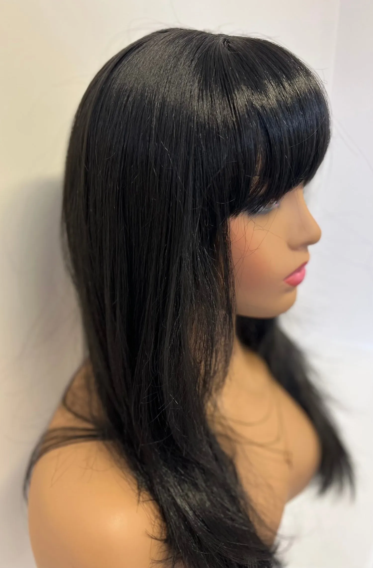 Preloved, Sensationnel wig | Synthetic fibre | Black | Average cap | 24" length