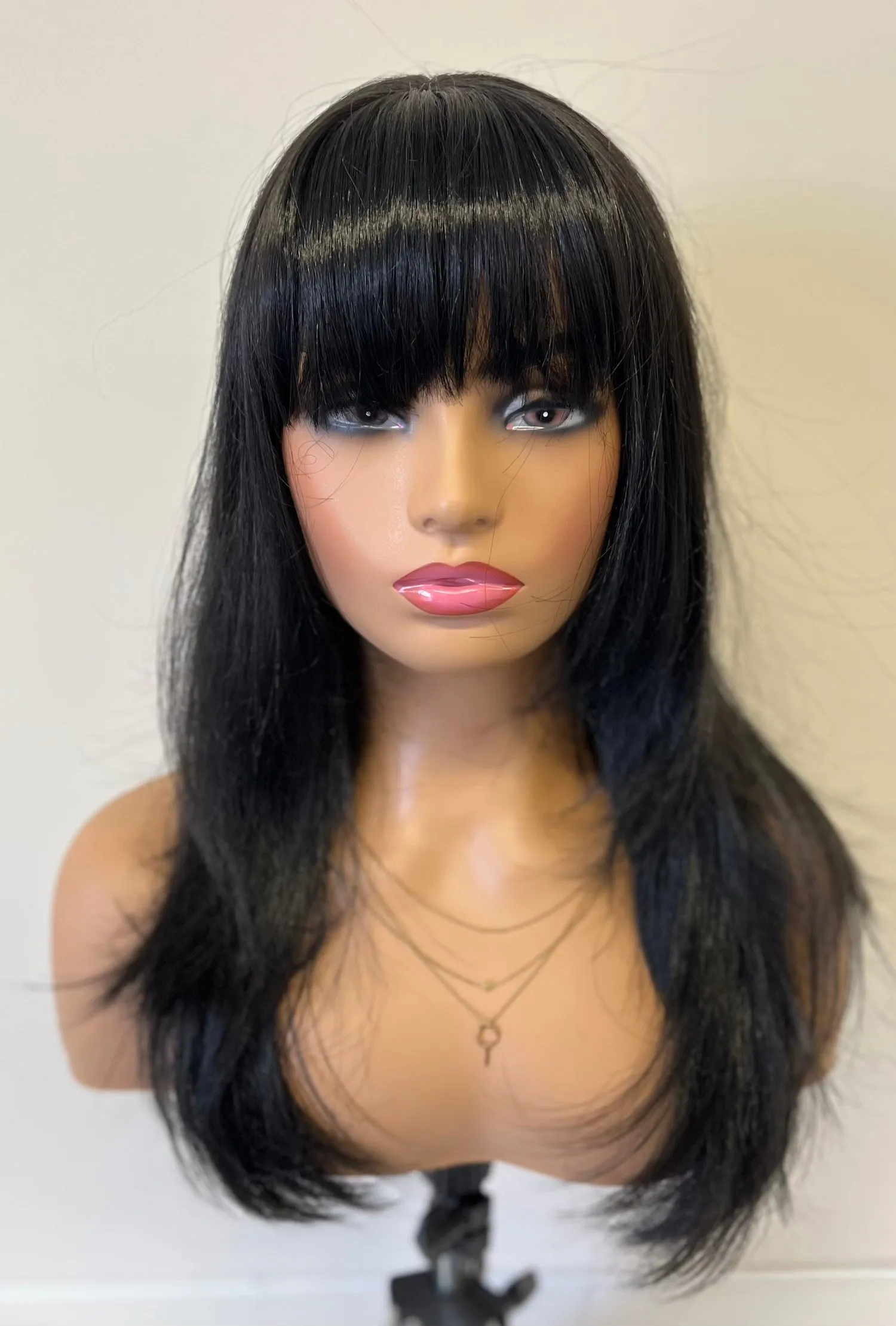 Preloved, Sensationnel wig | Synthetic fibre | Black | Average cap | 24" length