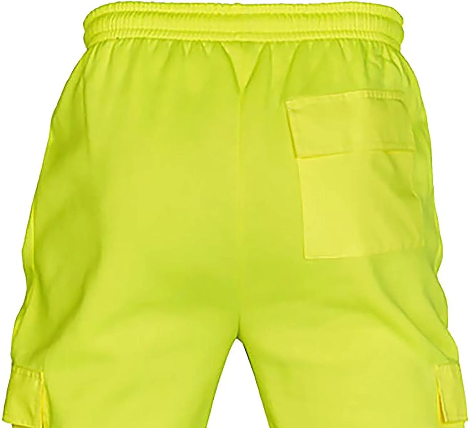 Reflective Safety Pants for Men High Visibility Waterproof Work Safety Cargo Pants Casual Trousers with Pocket