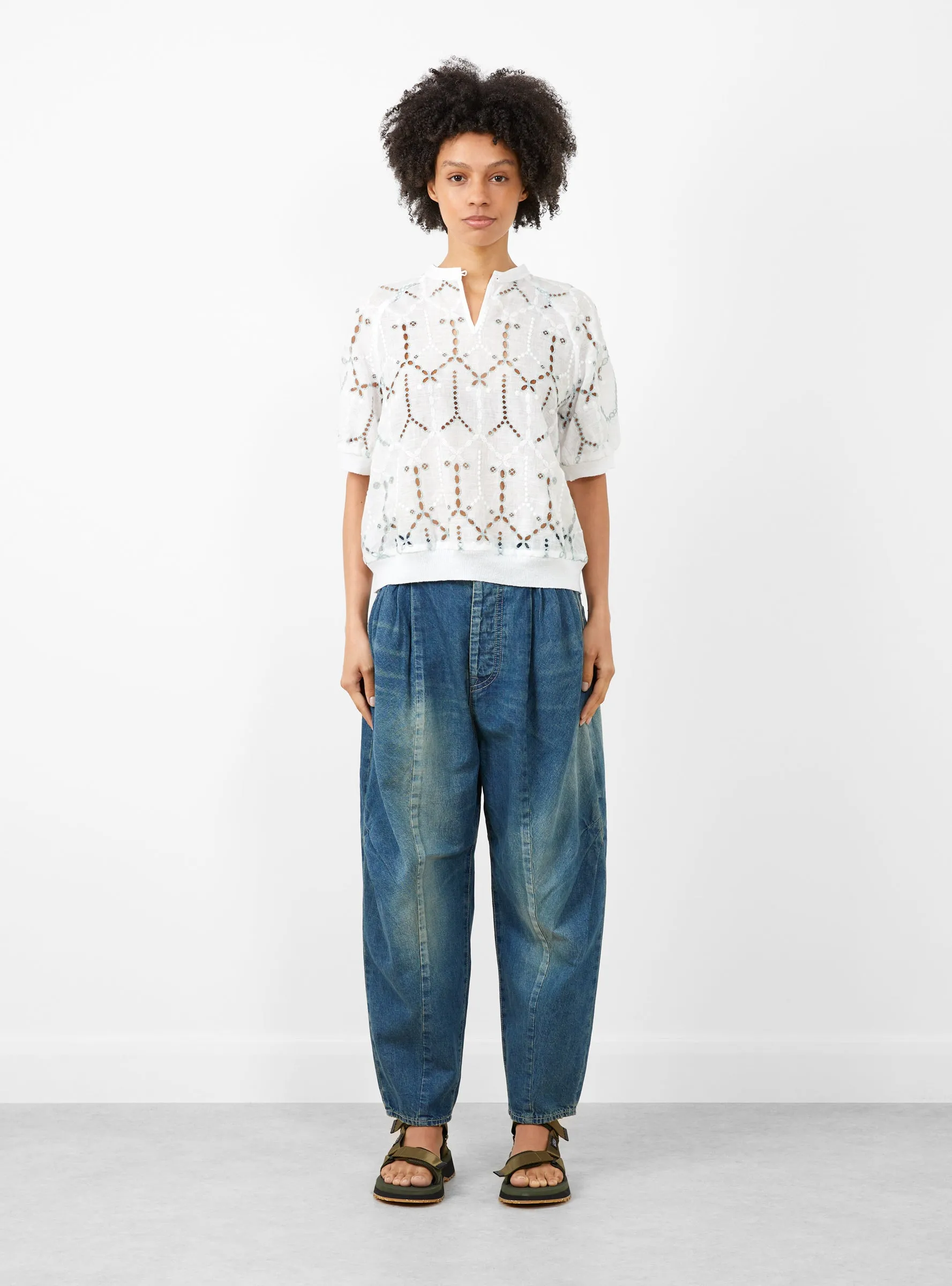 Sound Drop Blouse White
