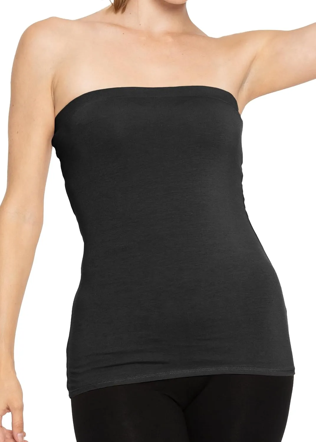 STRETCH IS COMFORT Women's & Plus Mid and Long Length Tube Top | X Small - 5X