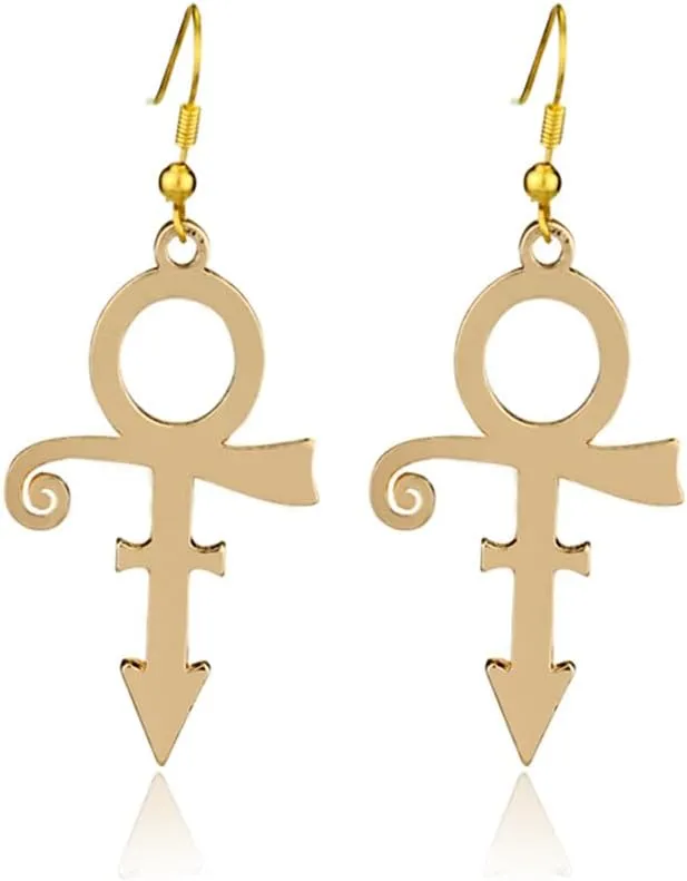 Stylish Personalized Cartoon Earrings - Note Symbols Rock Band Music Lovers Unique Gothic Fashion