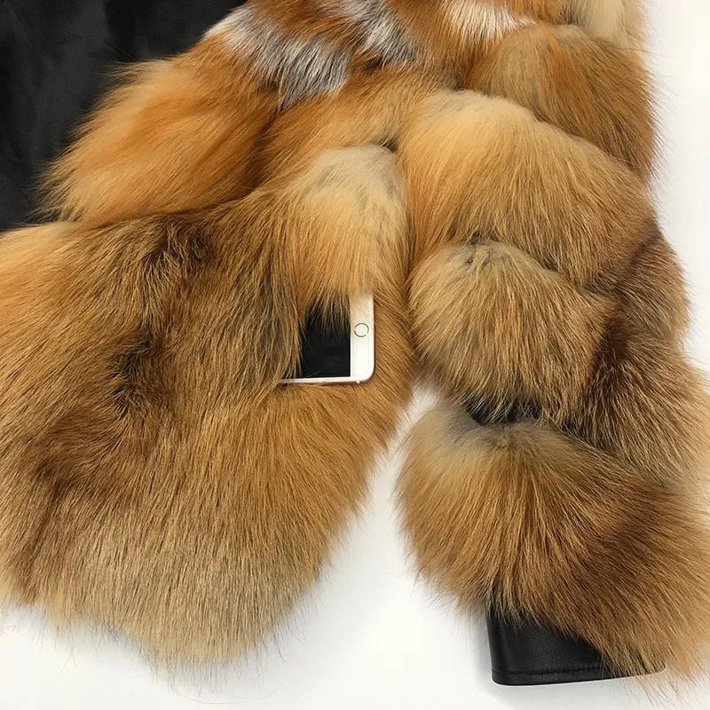 TEEK - Striped Type Fluff Jacket or Coat