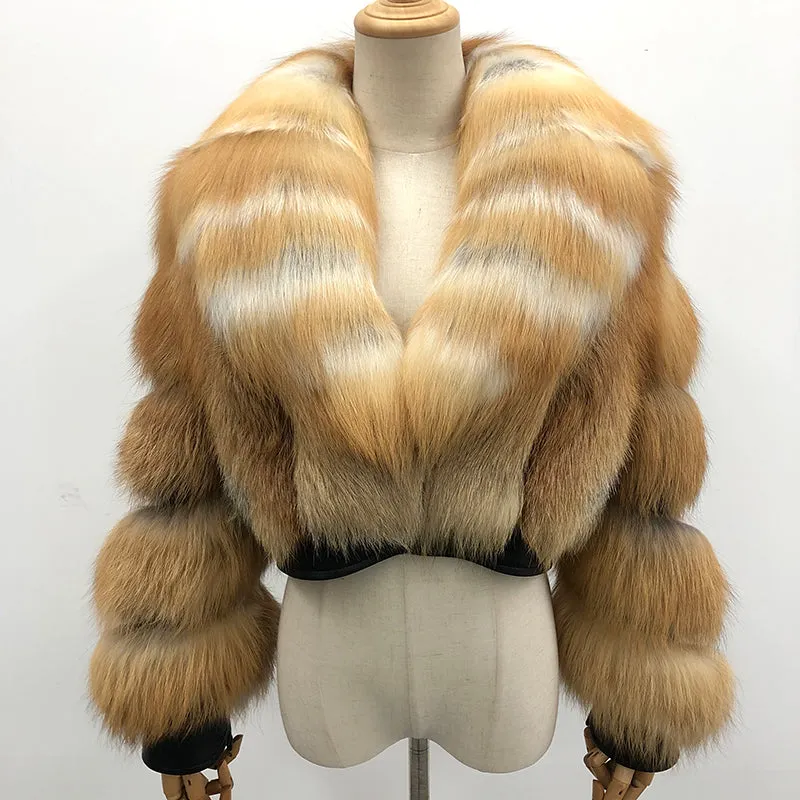 TEEK - Striped Type Fluff Jacket or Coat