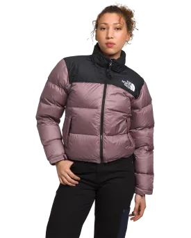 The North Face Women's 1996 Retro Nuptse Jacket - Fawn Grey / TNF Black