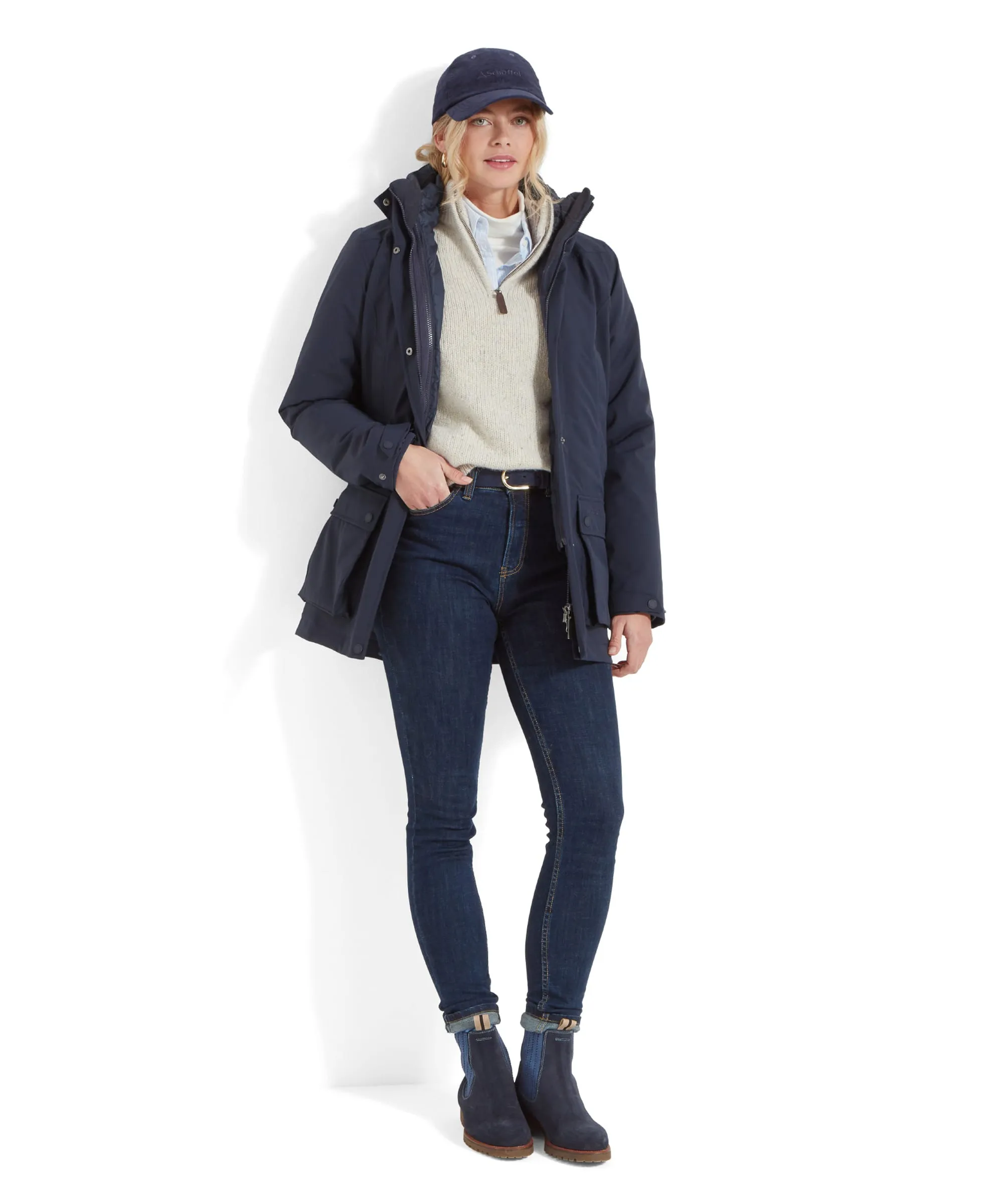 Uppingham 3-in-1 Coat - True Navy