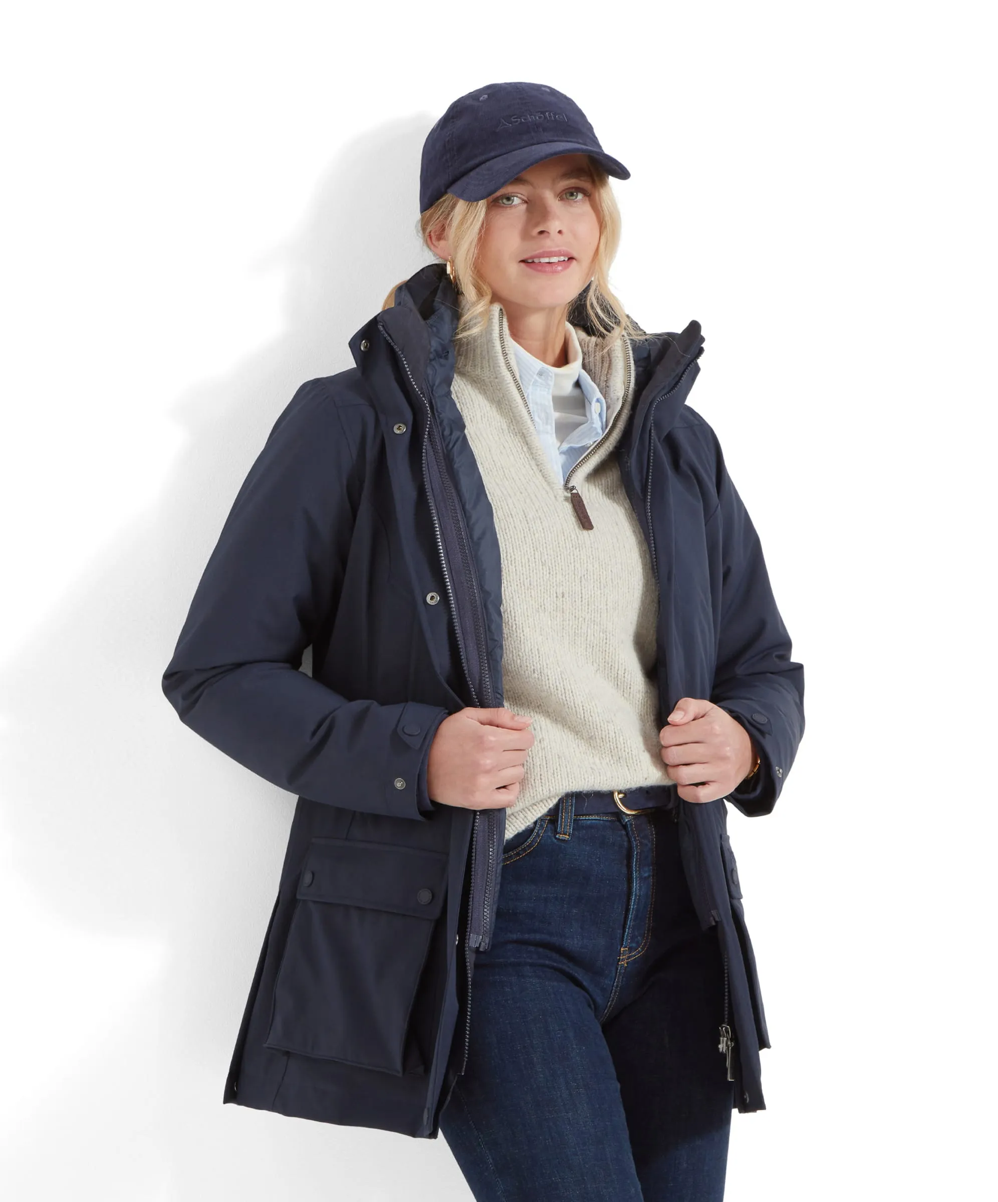 Uppingham 3-in-1 Coat - True Navy