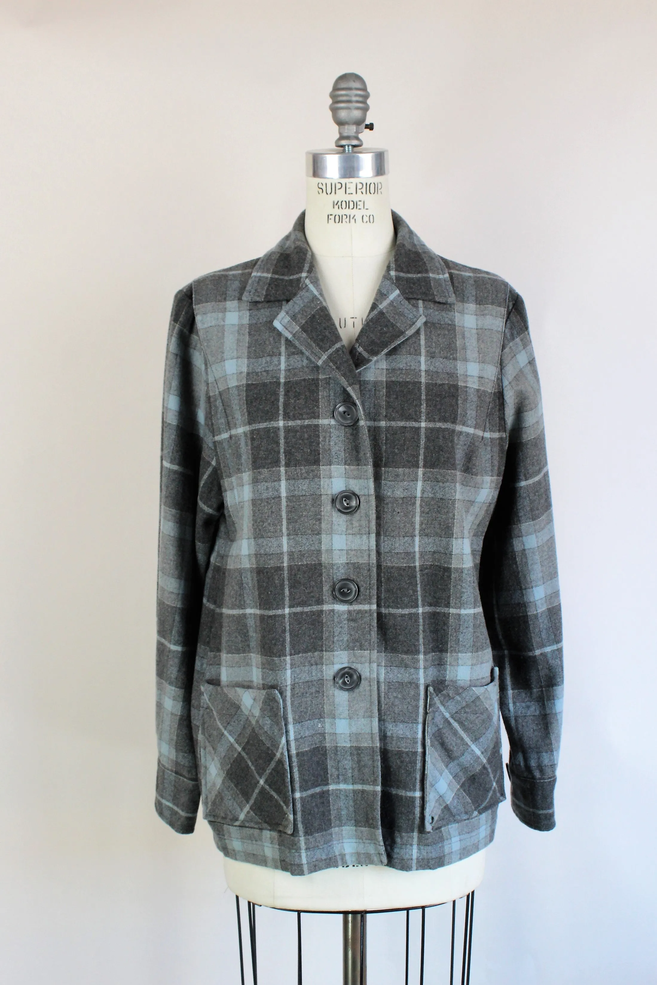 Vintage 1990s Gray Pendleton 49er Jacket