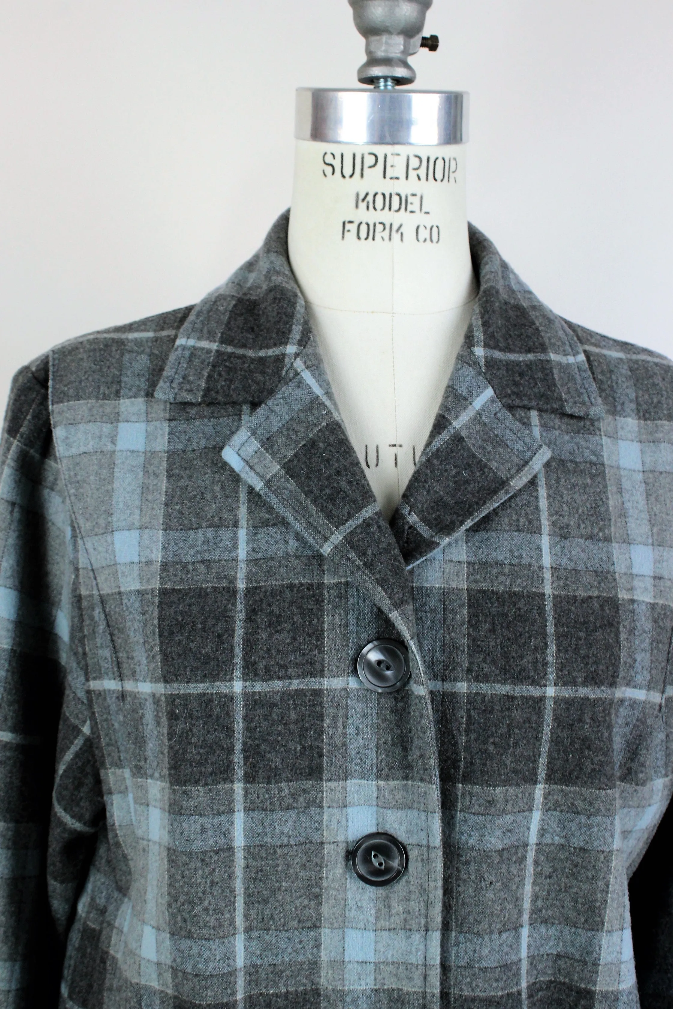 Vintage 1990s Gray Pendleton 49er Jacket
